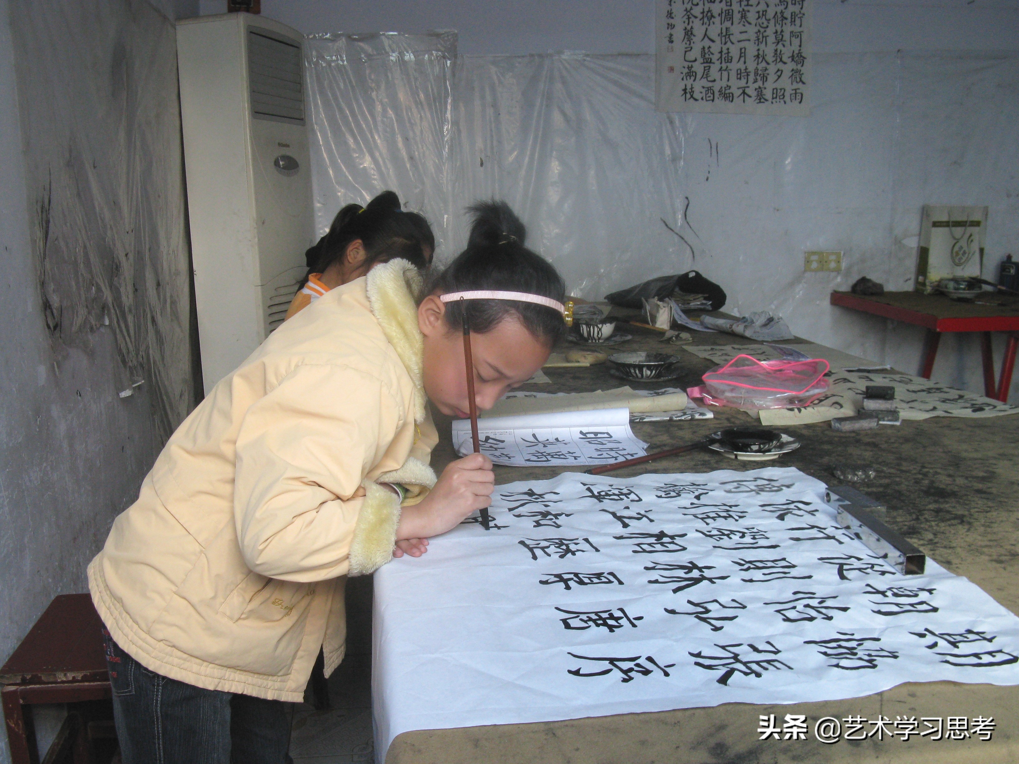 孟州宋德功书法学校2020春书法展2-赵佳毛笔楷书《春联》