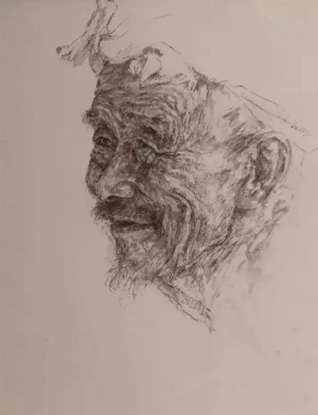 全国素描比赛第一名,九大美院素描欣赏