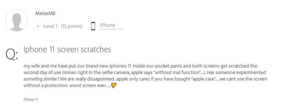 iphone11后盖玻璃算是人为损坏吗,iphone11玻璃耐刮吗