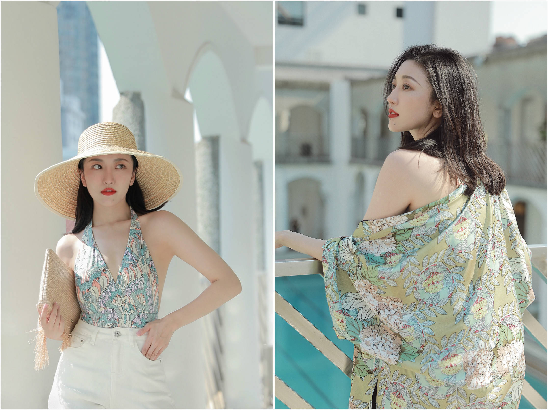 衣着青色焕活夏日衣橱新灵感,焕新夏日衣橱