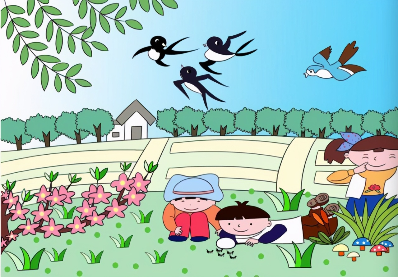 二年级期中看图写话必考题,二年级期中考试的看图写话