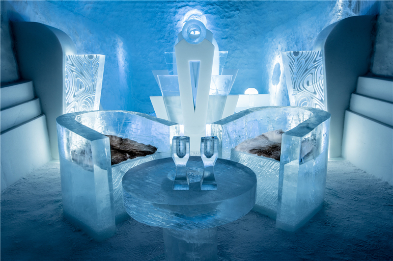 IceHotel365酒店|隐藏的光---一个全年都是冰的酒店