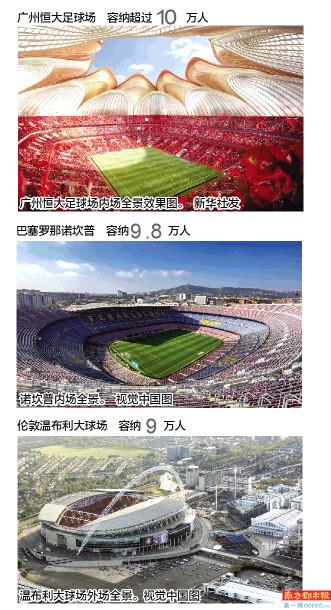 广州专业足球场最新消息,中国在建的10万人足球场
