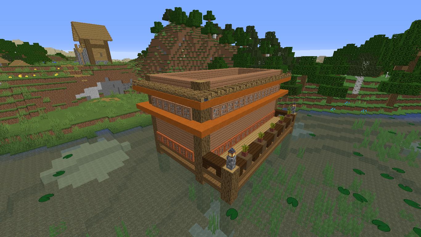 我的世界石头屋子教程,我的世界用圆石和木头造出豪宅