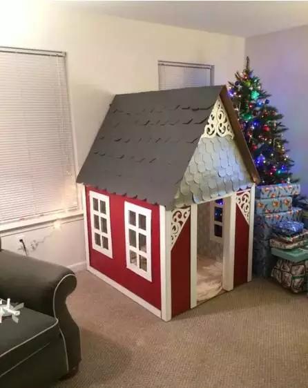 废旧纸盒制作儿童玩具房子,用纸箱做大黄蜂汽车详细教程