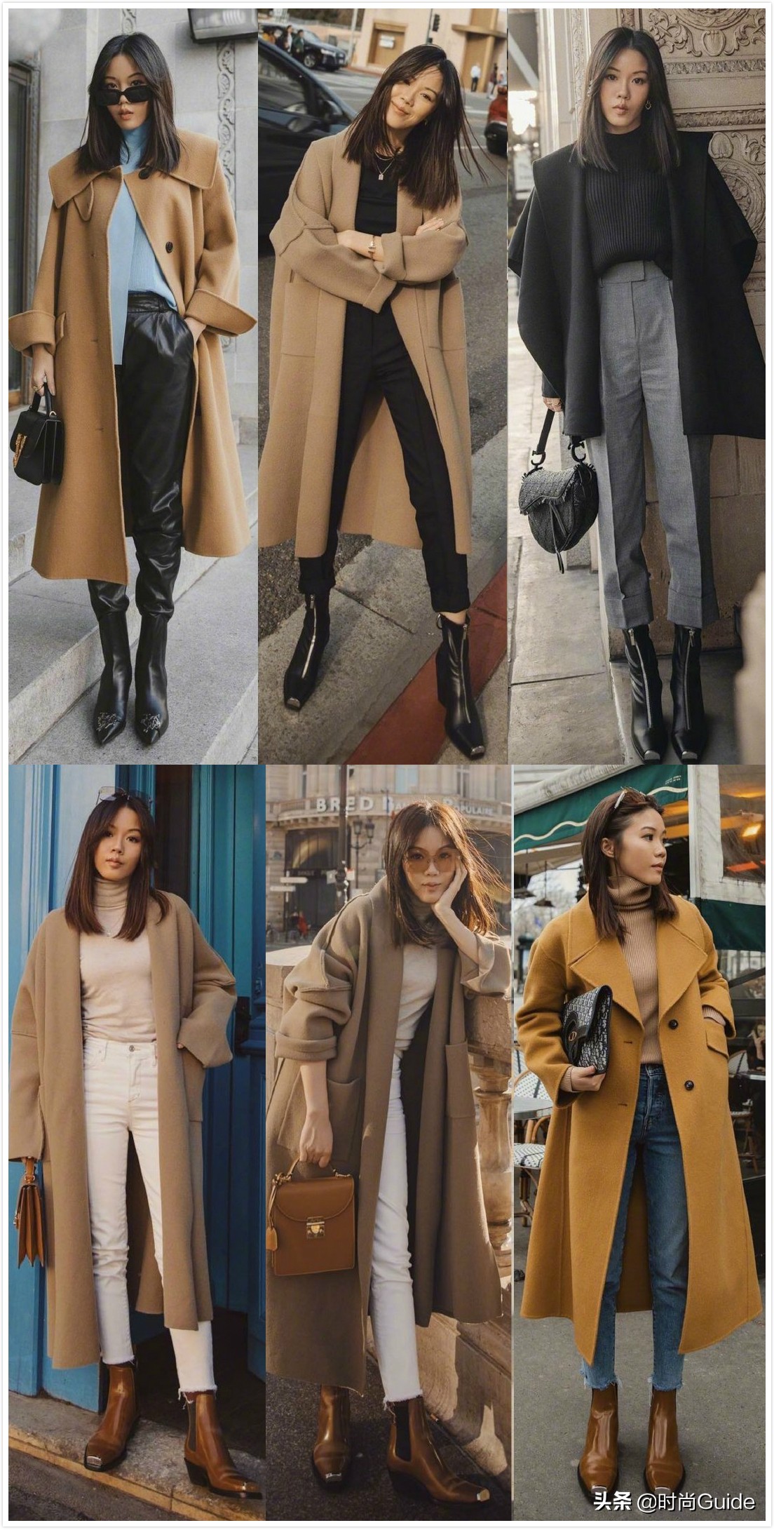 棕色靴子搭配红色小香风,复古深棕色和烟灰色靴子好搭吗