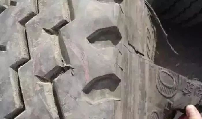 卡车轮胎侧面的破损怎么修复,货车轮胎胎壁坏是什么原因