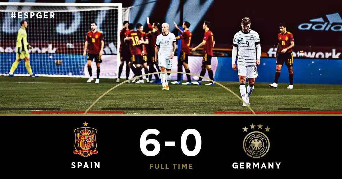 德国队失利,1-7惨败于德国队