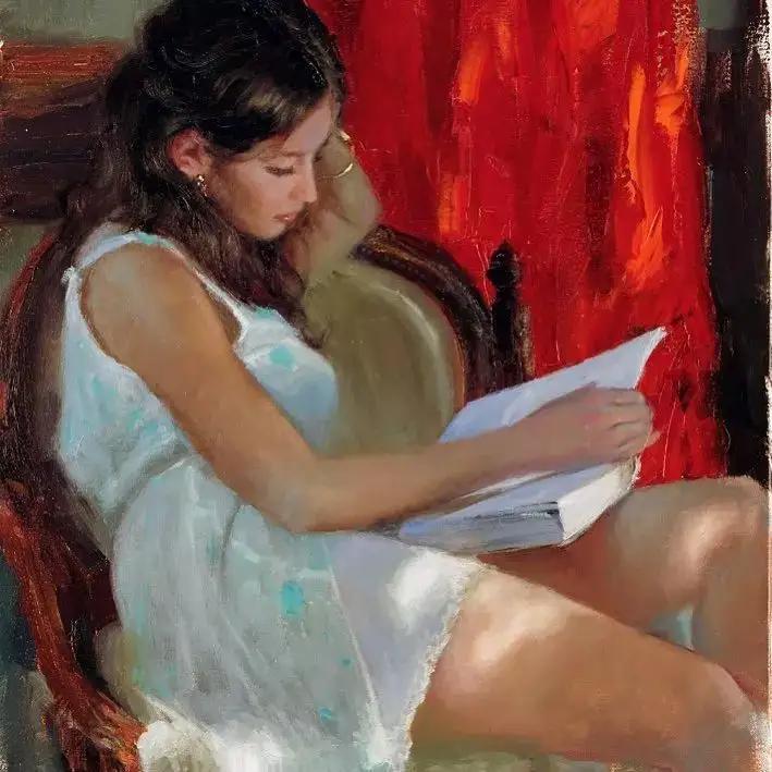 俄罗斯油画艺术人物写真,俄罗斯著名油画笔下的阳光少女