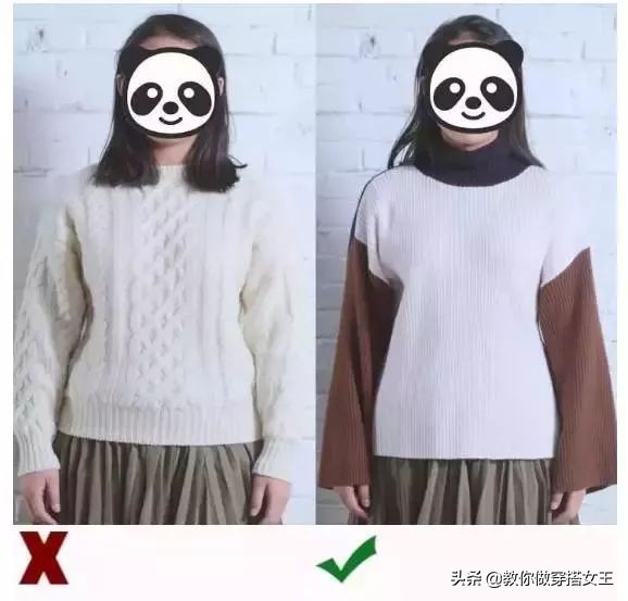 条纹毛衣显瘦还是麻花毛衣显瘦,为什么穿毛衣感觉很臃肿