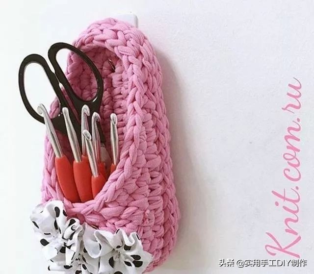 手工用绳子编织篮子简单又好看,怎样手工编篮子