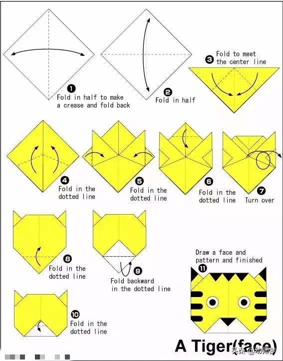 折纸手工1到8岁的小朋友,折纸手工小孩能玩一整天