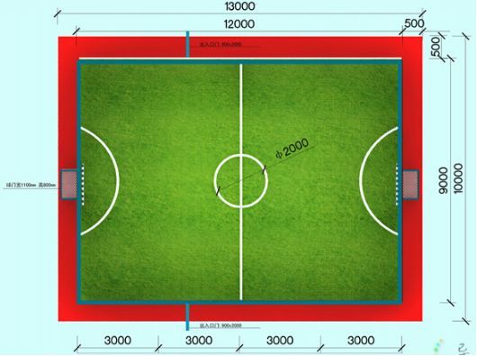 室外运动场布局设计标准及尺寸图,运动场施工现场平面布置图