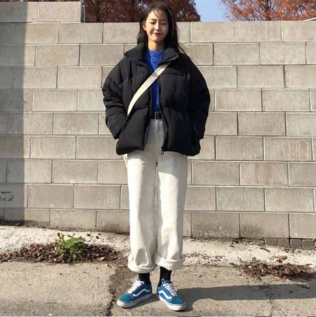 韩国街拍秋季女生穿搭潮,街拍韩国女孩穿搭示范