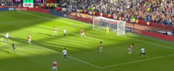 孙兴慜对阵阿森纳,孙兴慜世界波阿森纳闪耀