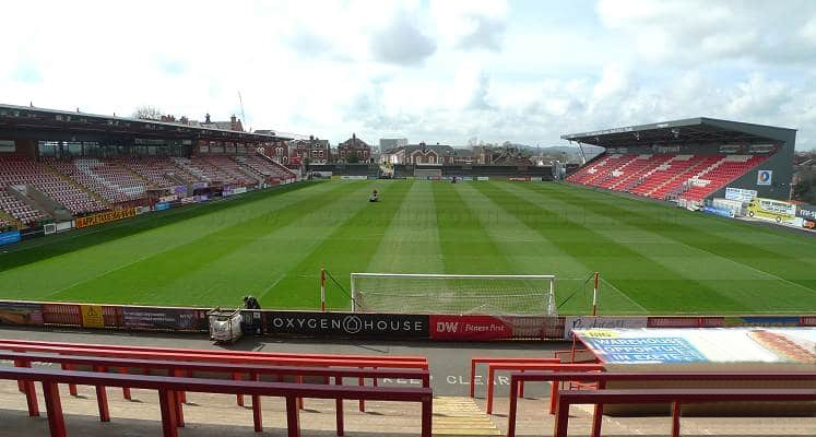 英乙俱乐部足球场,英甲各队球场