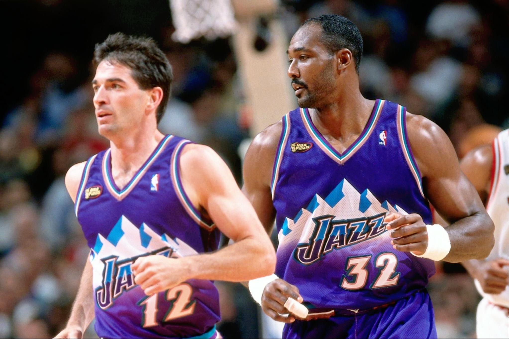 NBA上古巨星传-卡尔·马龙！铁骨硬汉心，梦别紫金城