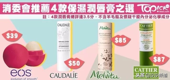 香港消委会润唇膏测评,香港消委会测评的润唇膏名单