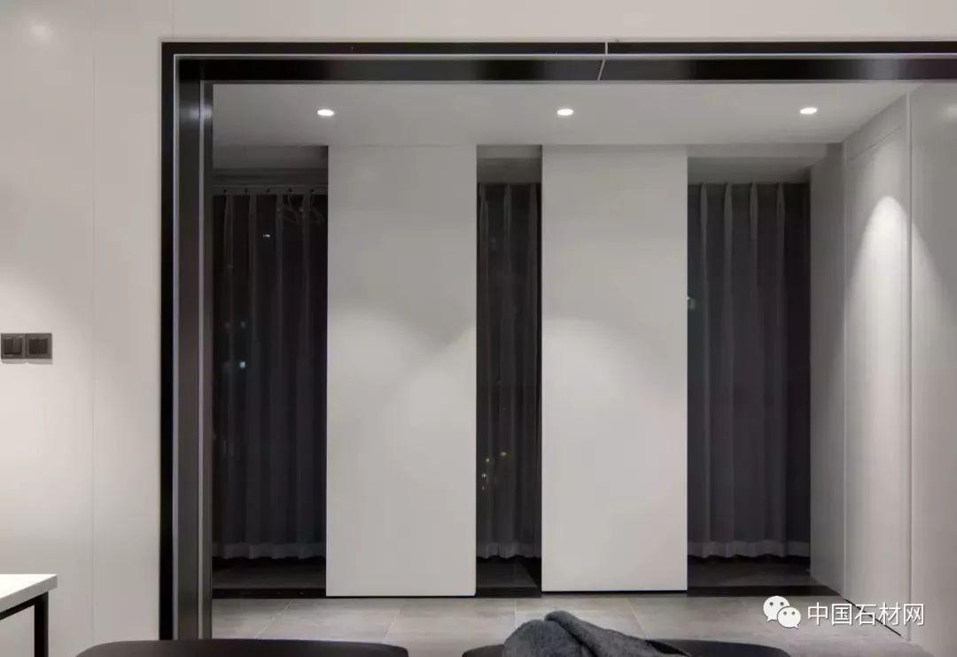 现代简约全屋大理石别墅效果图,轻奢风装修大理石别墅图片