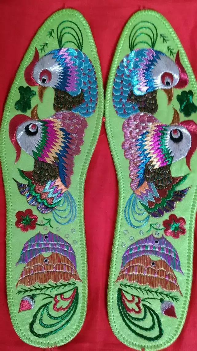 刺绣鞋垫图案大全图解,刺绣各种鞋垫图案