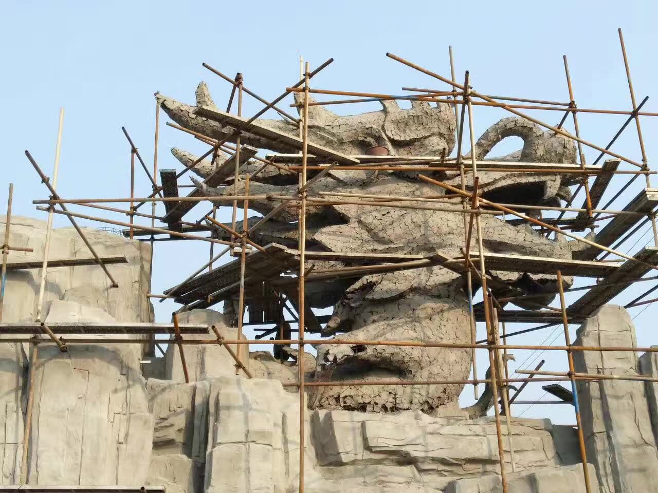 假山园林景观造景,水泥假山流水景观造景