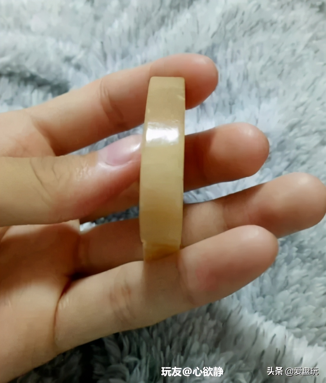 玉化骨头怎么盘,随便盘的手串