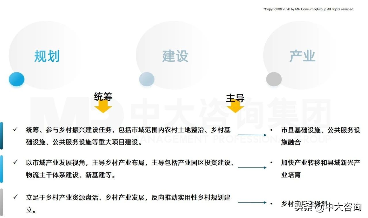 中大咨询：全面推进乡村振兴，平台公司这么干