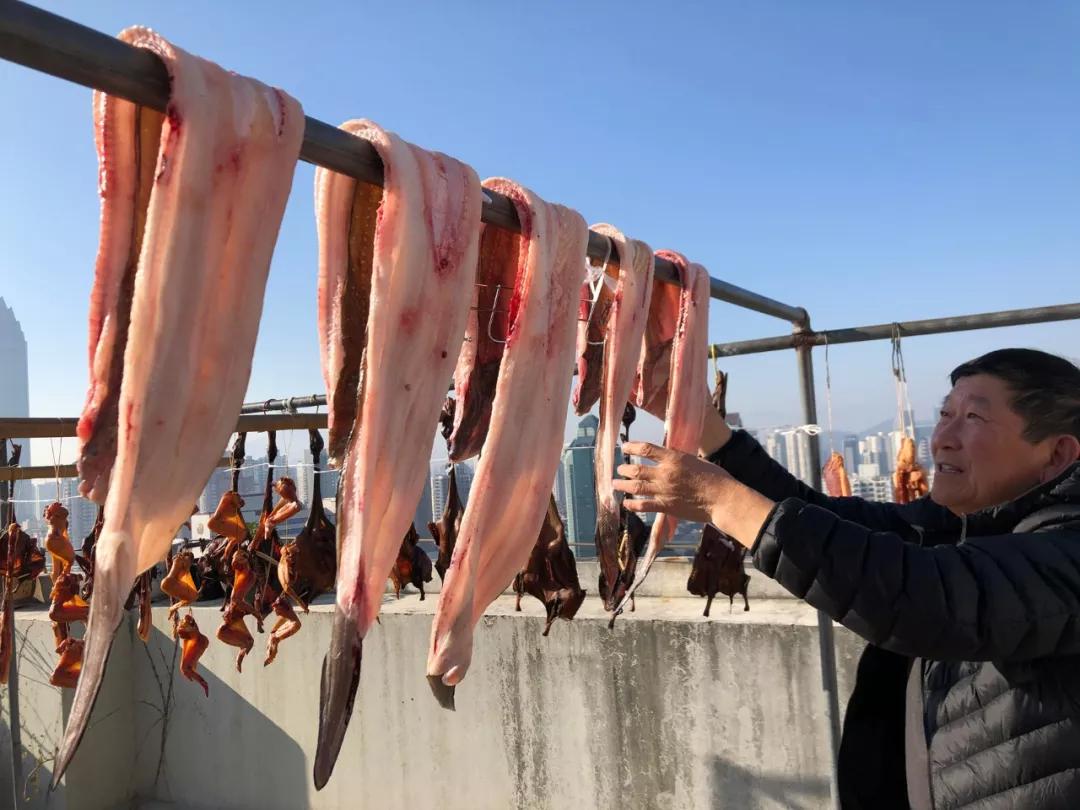 温州酱油肉晒起来购买,温州人晒的酱油肉