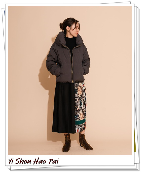 不同版型羽绒服穿搭女,145矮个子短款羽绒服