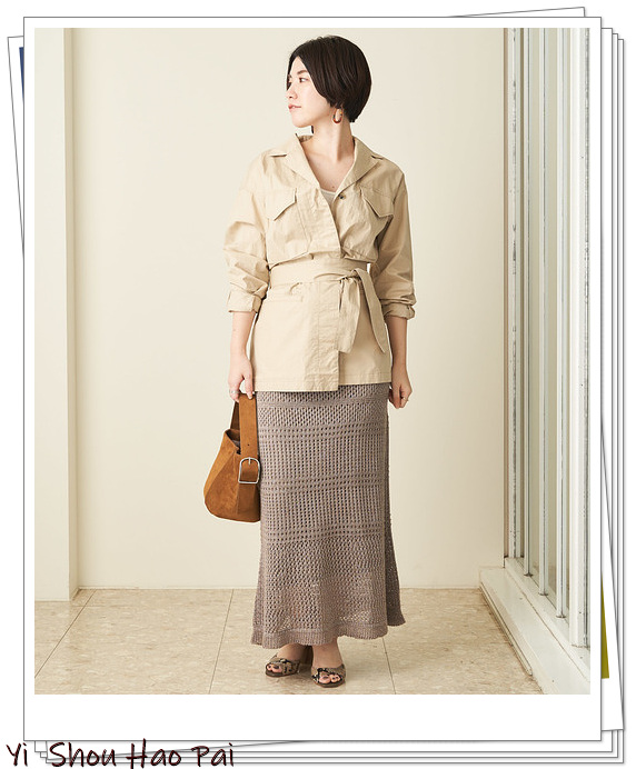 老外把这类衣服叫“Safari”，适合做春装！日本女人很流行穿