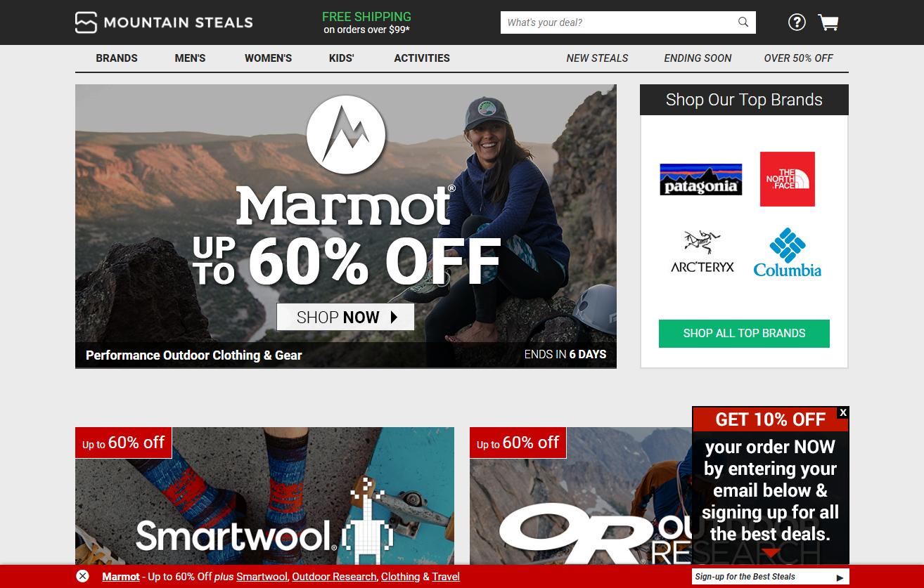 户外爱好者必看，最热门的欧美户外装备服饰海淘网站