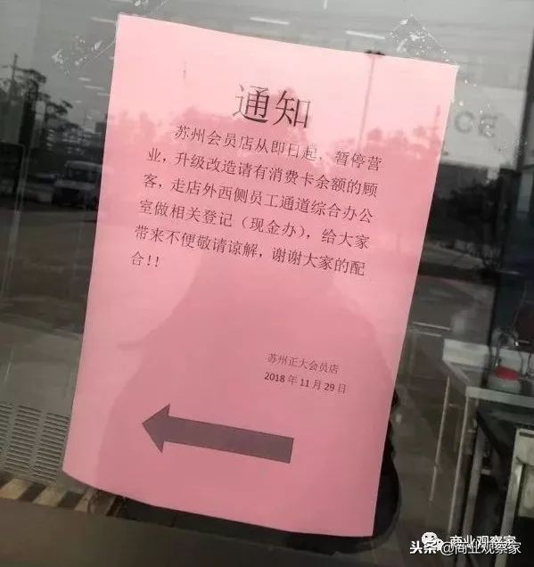 苏州正大会员店,苏州正大会员店闭店名单