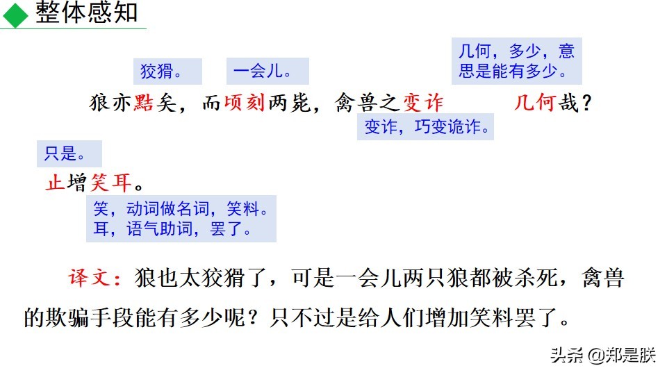 七年级上册语文十八课狼课件,七年级上册语文18课狼笔记