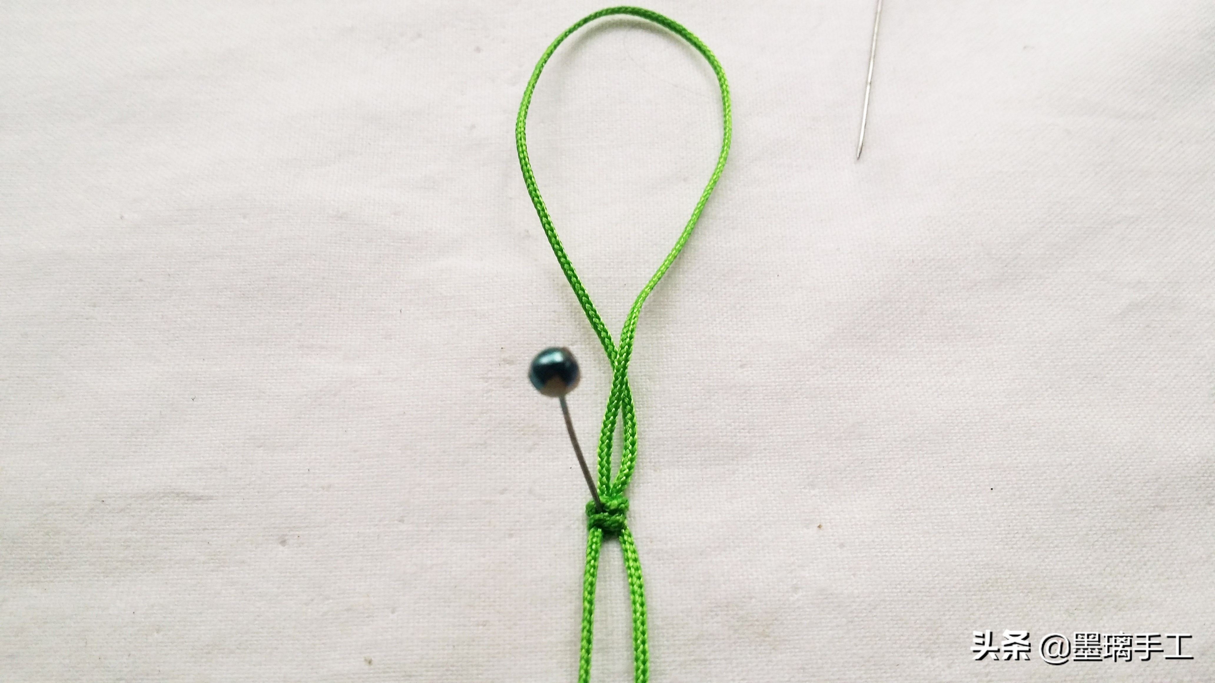 桃花结手机绳编织教程,手工编织情丝结视频教程