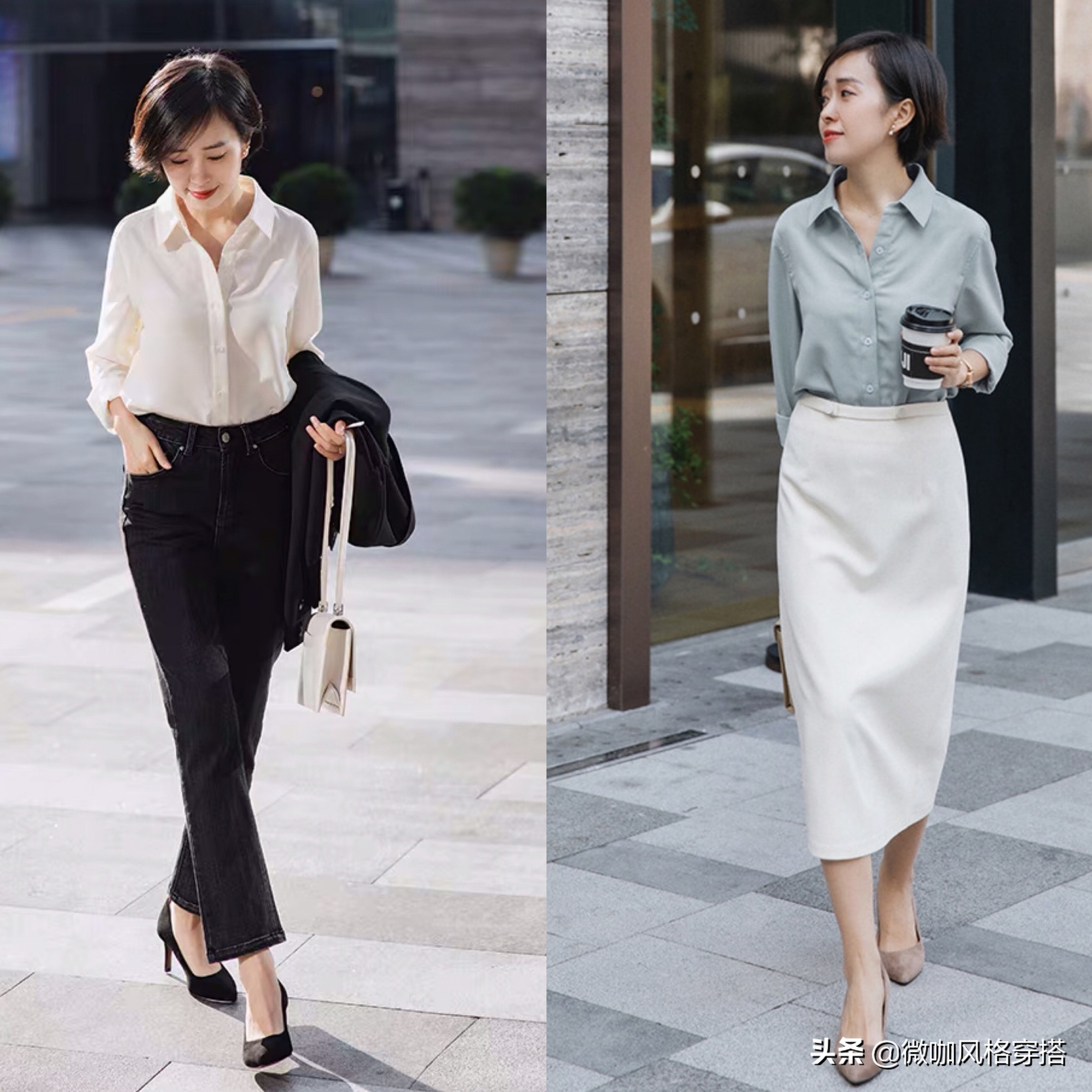 上班穿什么样西装正式不死板,上班衬衫西装这样搭配