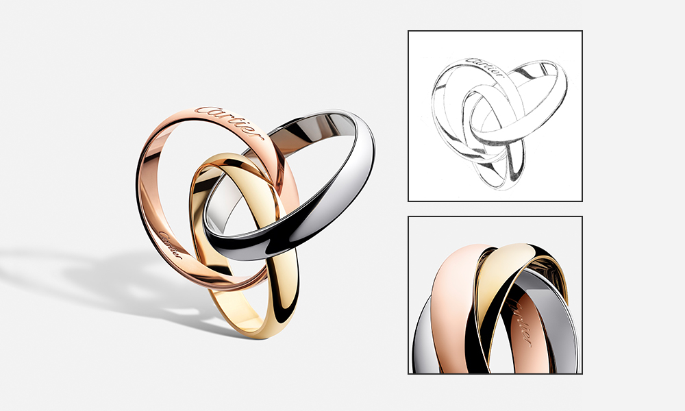 卡地亚cartier玫瑰金 (卡地亚cartier经典套装)