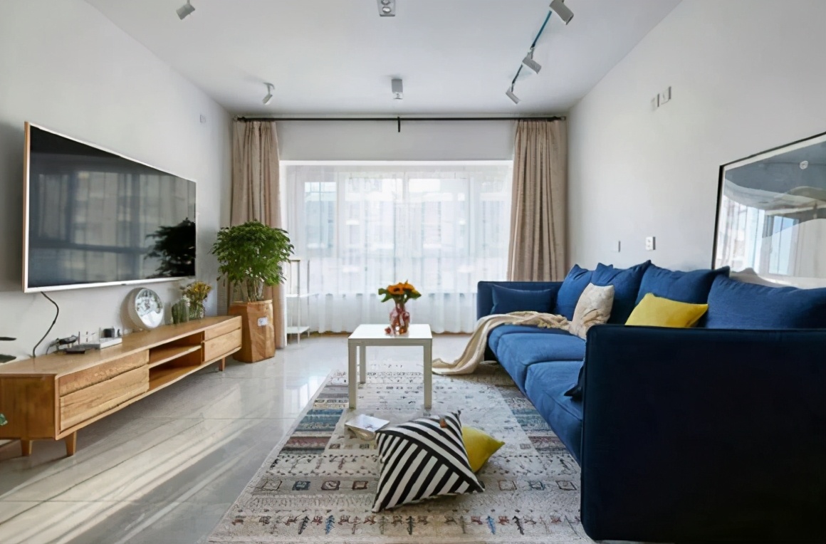 客厅无阳台装修毛坯房,无阳台客厅装修小户型