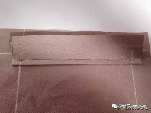 西服口袋制作详细步骤,西服口袋盖的裁剪方法