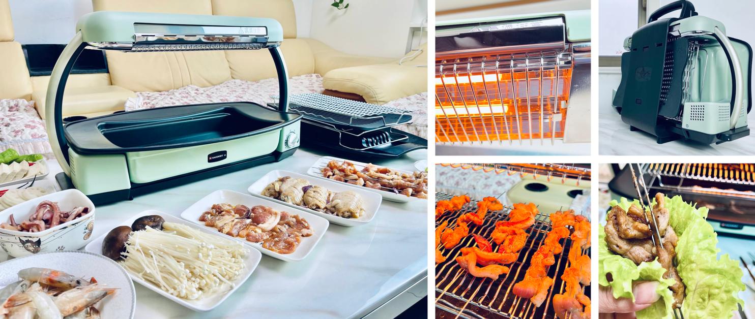 无烟烧烤炉烧烤教程,家用无烟烧烤炉怎么烤肉