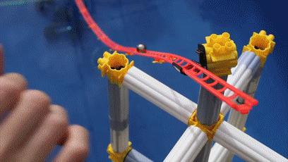 十个弹珠的100种玩法,弹珠积木城堡