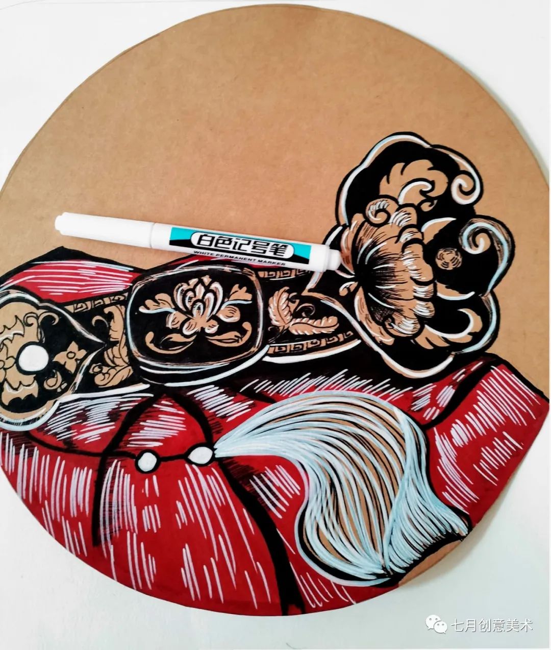 如意绘画全过程,玉如意画法简单