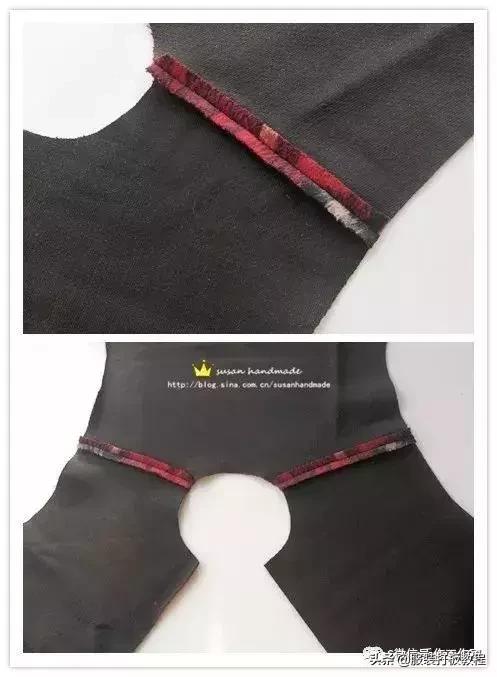 pu拼接呢外套,呢子拼接短款裁剪视频