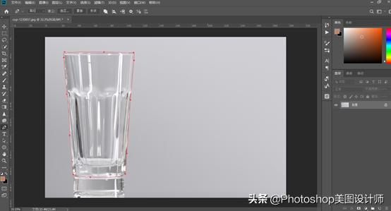 ps抠取透明物体教程,ps中抠透明玻璃酒杯