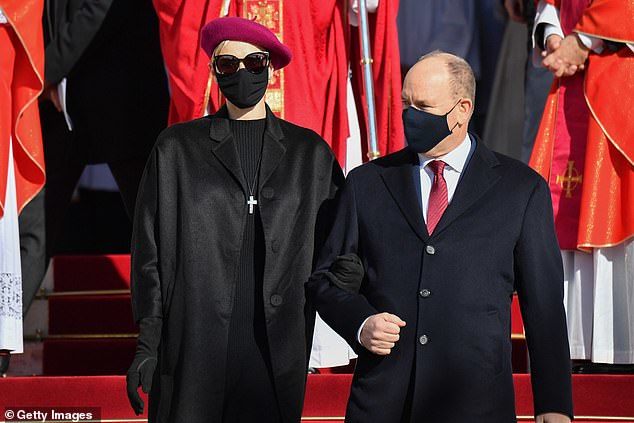 摩纳哥王妃夏琳迎40岁生日,摩纳哥王妃夏琳和孩子