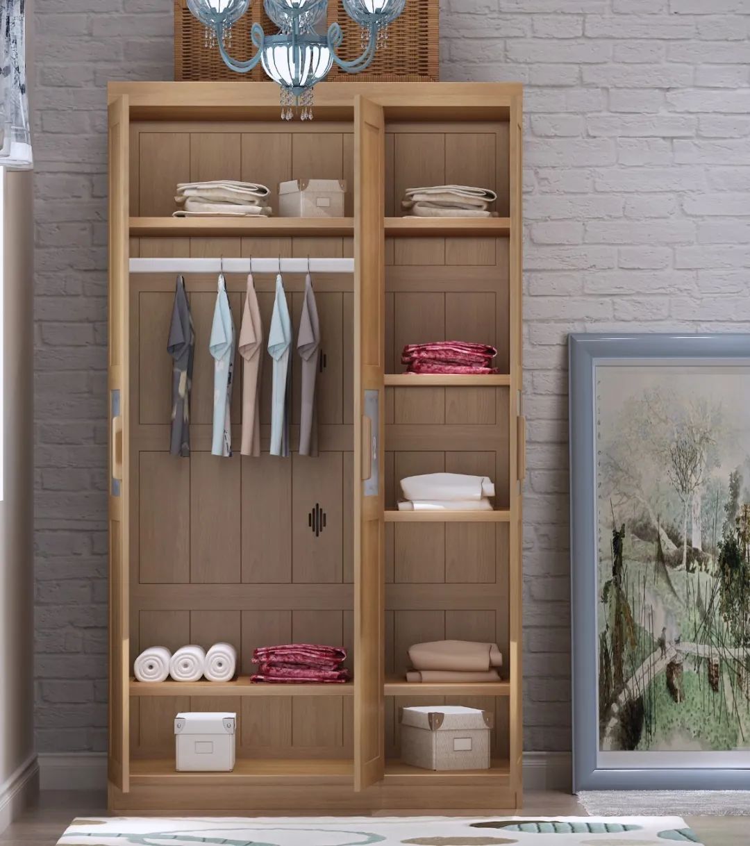 衣柜儿童衣服收纳,儿童衣柜冬天衣服