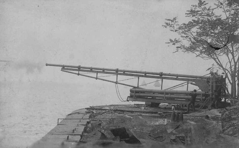 史上最大空气炮的威力,75毫米山炮真实威力