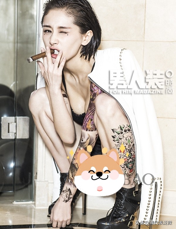 赵丽颖男人装杂志霸气写真,赵丽颖男人装霸气写真