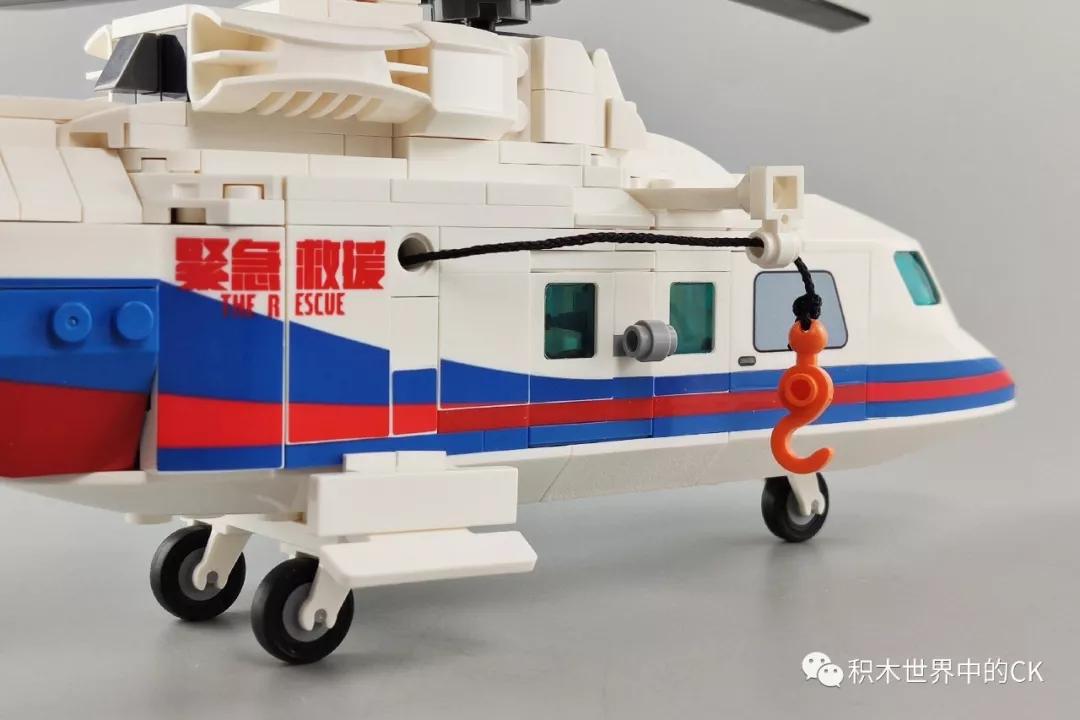 森宝60321救援直升机测评,森宝紧急救援系列