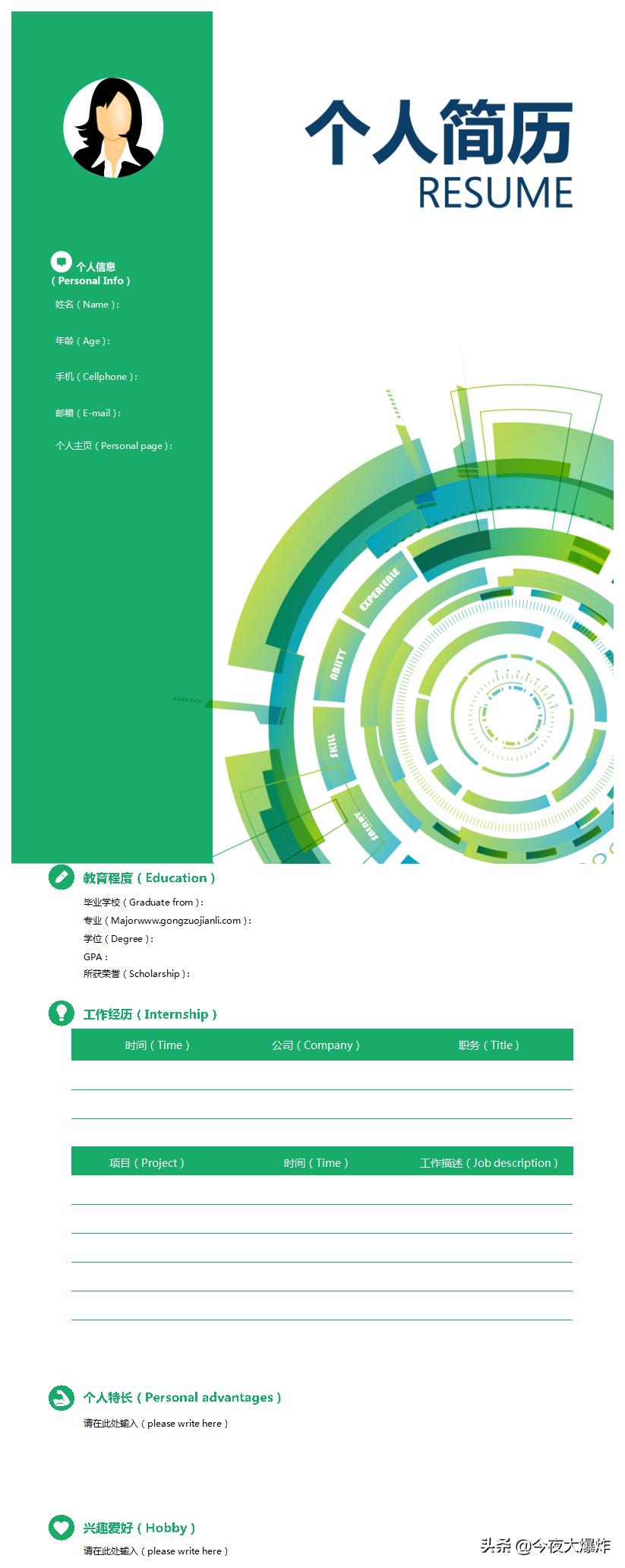 一份优秀的英文简历怎么写,一份优秀简历撰写