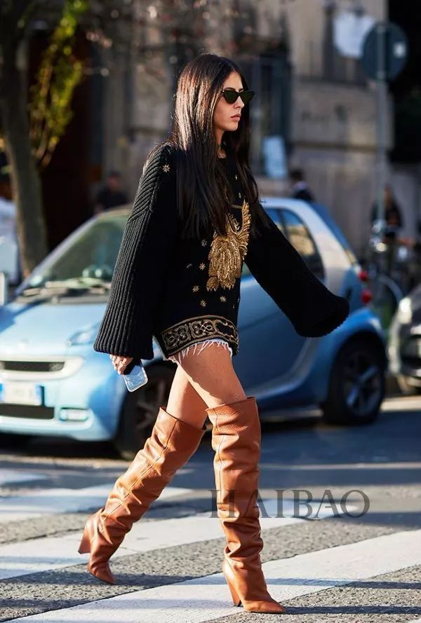 适合腿粗穿的绑带长靴推荐,小个子显腿细的长靴推荐